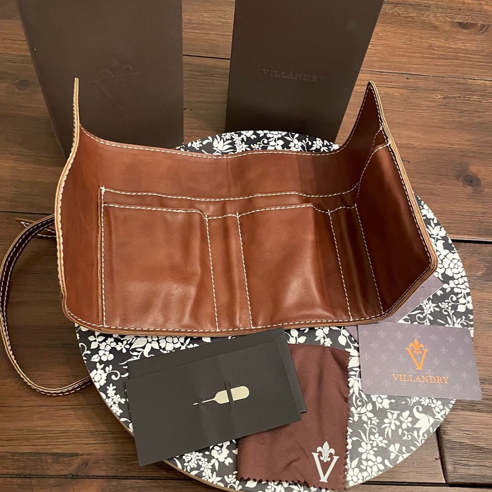 New Villandry Watch Leather Roll/Pouch, Watch Not Inc… Gem